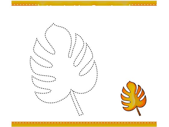 coloriage feuille automne maternelle