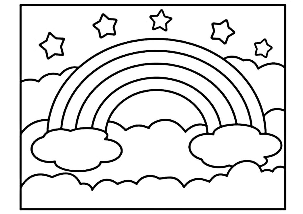 Coloriage Arc en Ciel : 40 dessins à imprimer