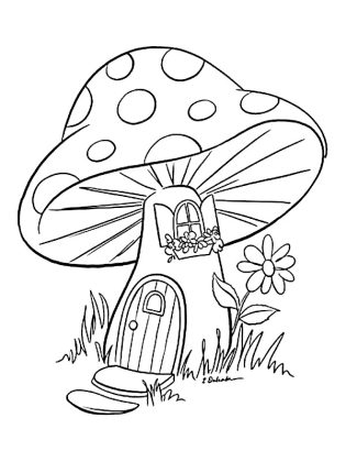 dessin champignon