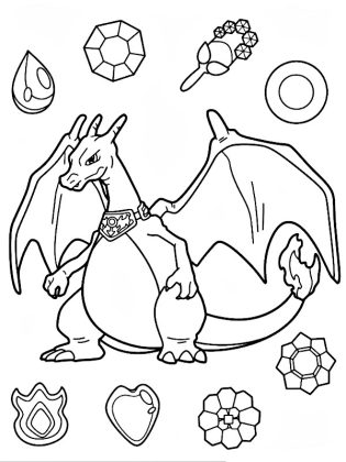 dragofeu coloriage