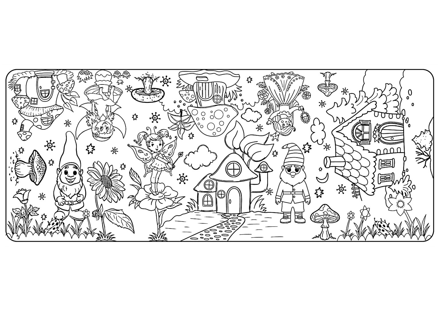 COLORIAGE GEANT : 20 dessins à imprimer GRATUITEMENT