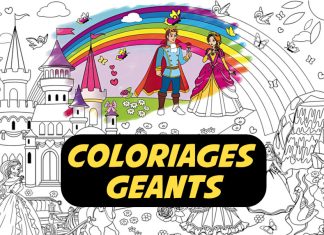 coloriage geant