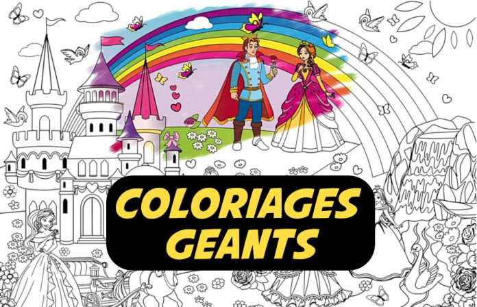 coloriage geant