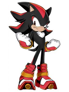coloriage sonic et shadow