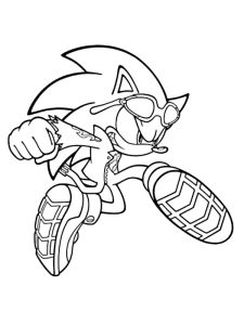 shadow sonic coloriage