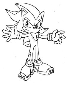 shadow sonic dessin