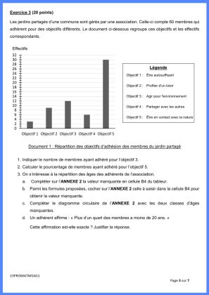 sujet brevet maths 2023