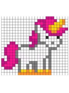 licorne pixel art