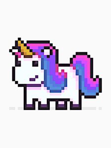 licorne pixel art