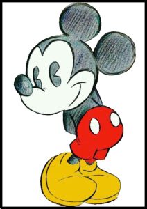 dessin disney facile au crayon