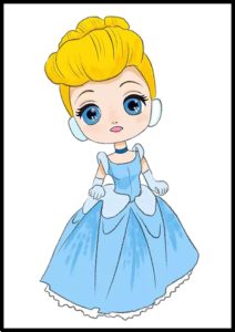 dessin princesse disney facile