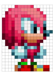 knuckles pixel art