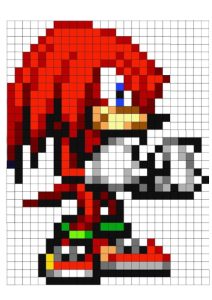 knuckles pixel art