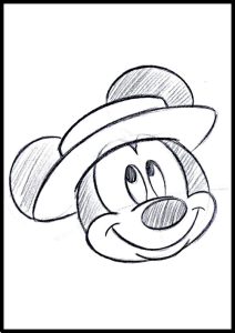 personnage dessin disney facile au crayon