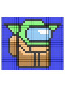 pixel art among us