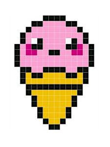 pixel art kawaii nourriture