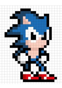 pixel art metal sonic