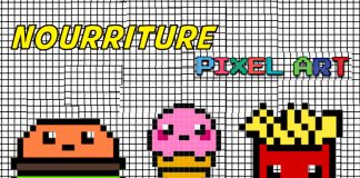 pixel art nourriture