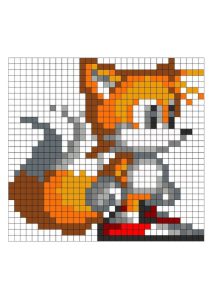 tails pixel art