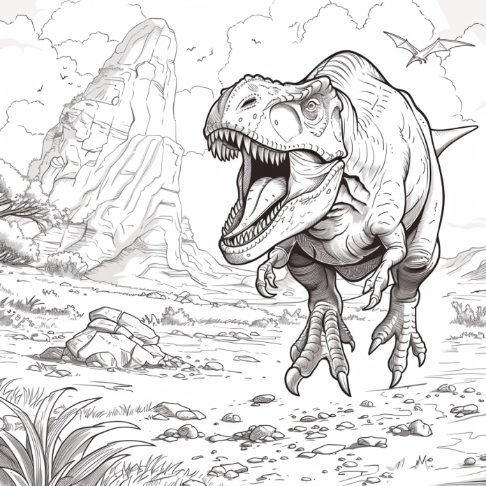 Coloriage Dinosaure 30 Dessins Imprimer PDF coloriage-dinosaure-30-dessins-imprimer-pdf