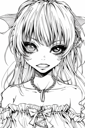 coloriage manga