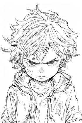coloriage manga