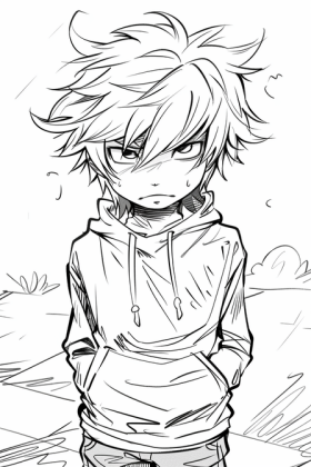 coloriage manga
