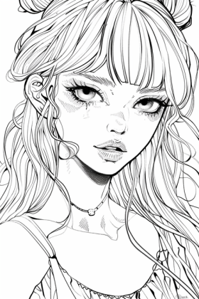 coloriage manga
