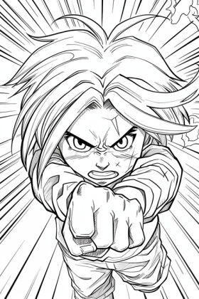 dessin a imprimer manga