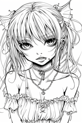 dessin a imprimer manga