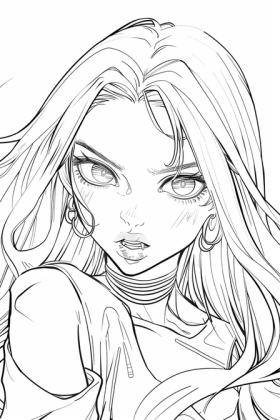 dessin à imprimer manga