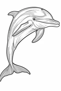 dauphin coloriage