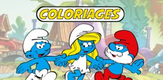 coloriage schtroumpf