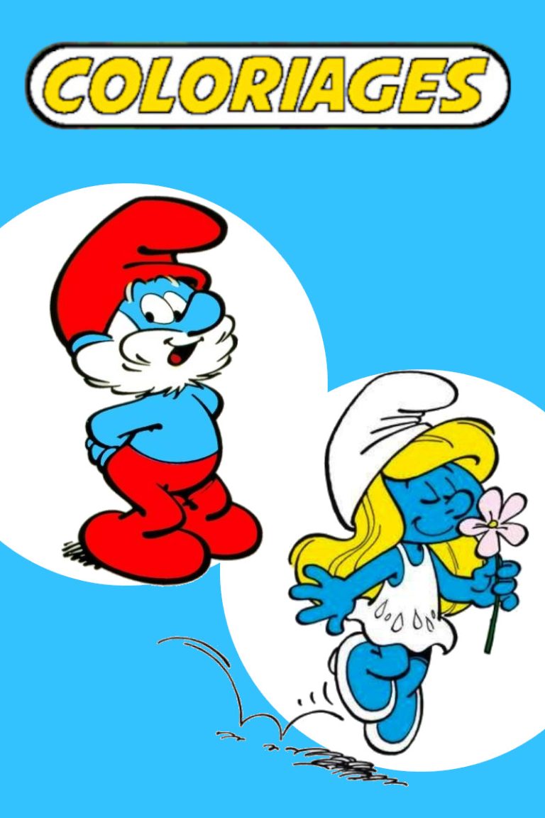 Coloriage Schtroumpf : 25 dessins à imprimer (JPG et PDF)