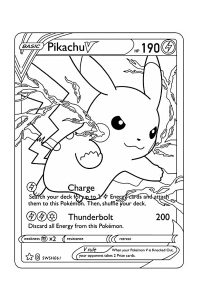 carte pokemon a colorier carte pokemon a colorier
