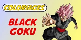 coloriage black goku