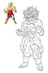 coloriage broly