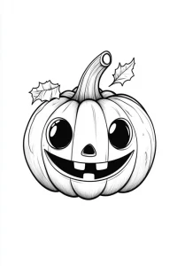 coloriage citrouille