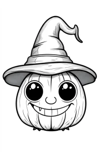 coloriage citrouille à imprimer