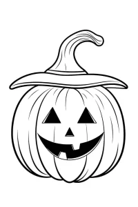 coloriage citrouille halloween gratuit imprimer