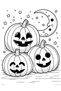 coloriage citrouille maternelle