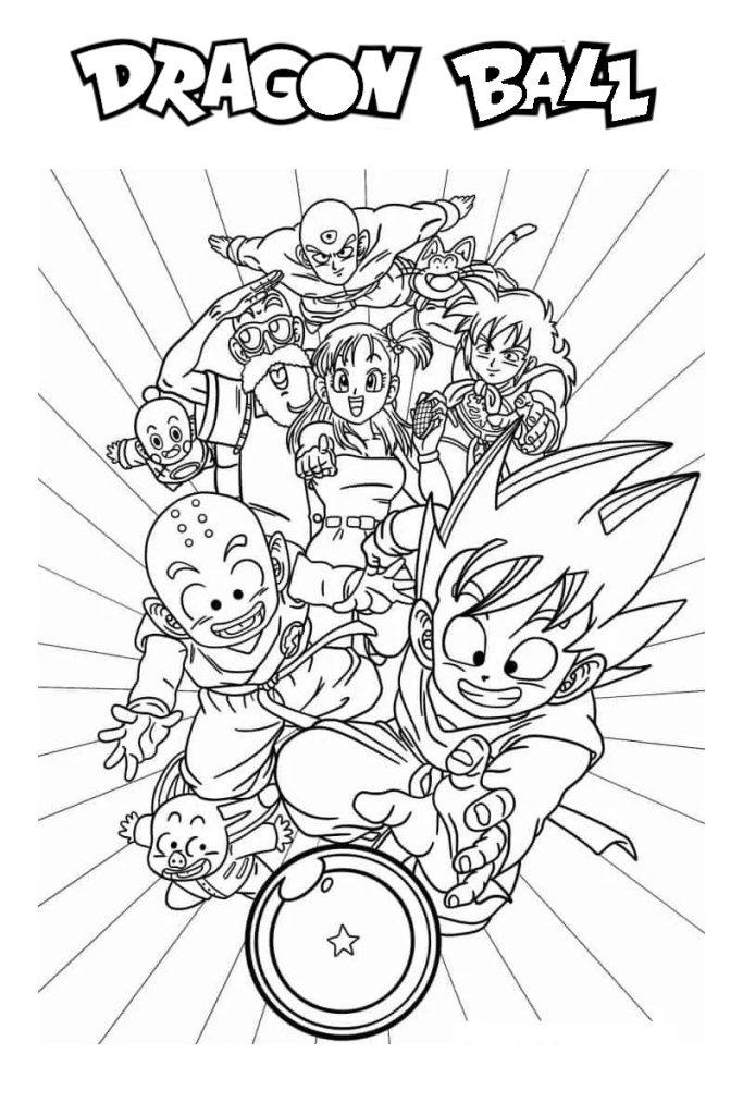 Coloriages Dragon Ball Super Imprimer