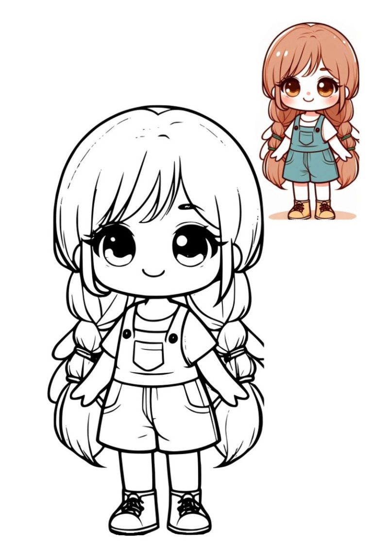 Coloriage Fille A Imprimer