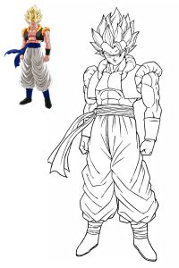 coloriage gogeta