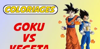 coloriage goku et vegeta