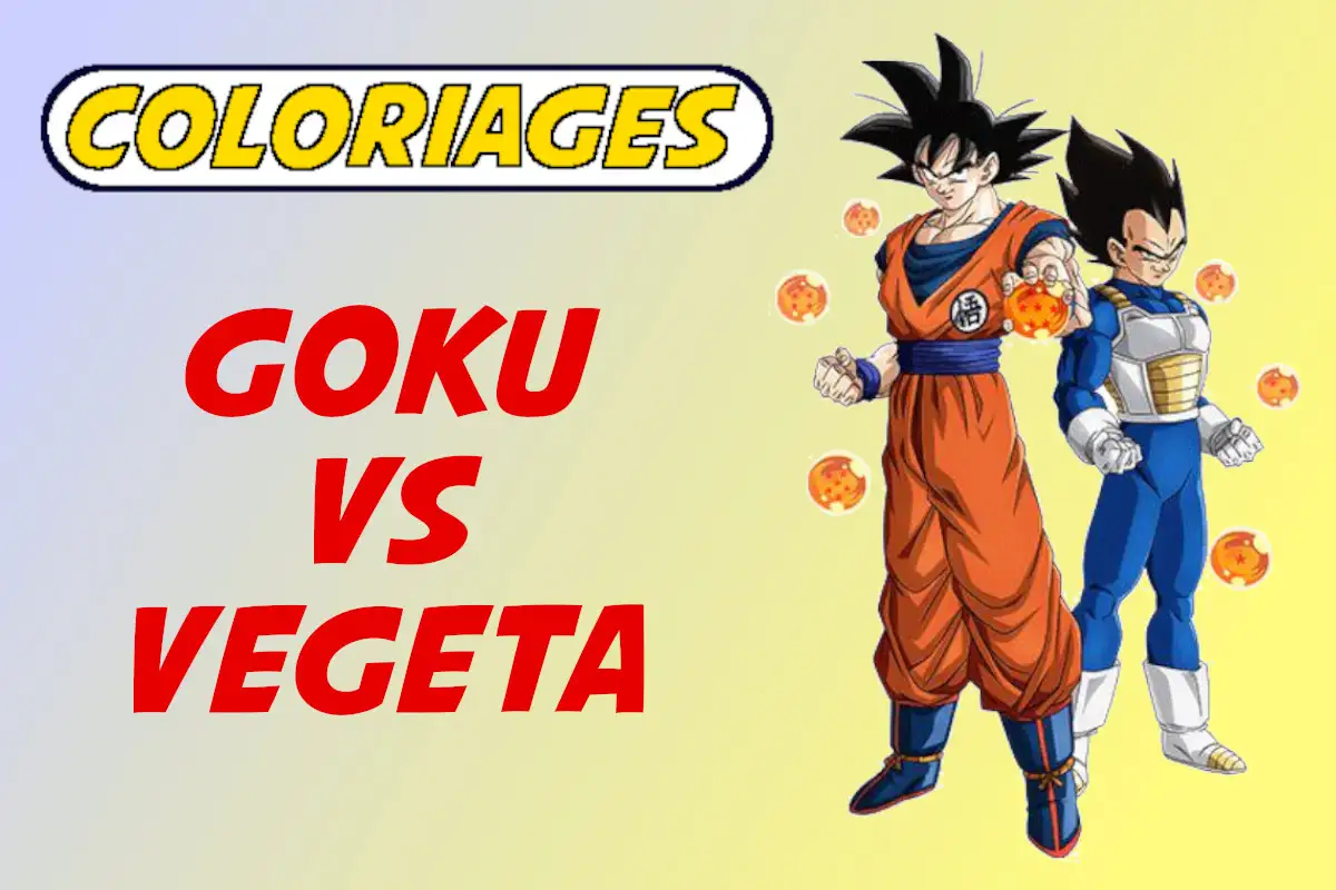 coloriage goku et vegeta