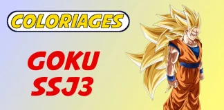 coloriage goku ssj3