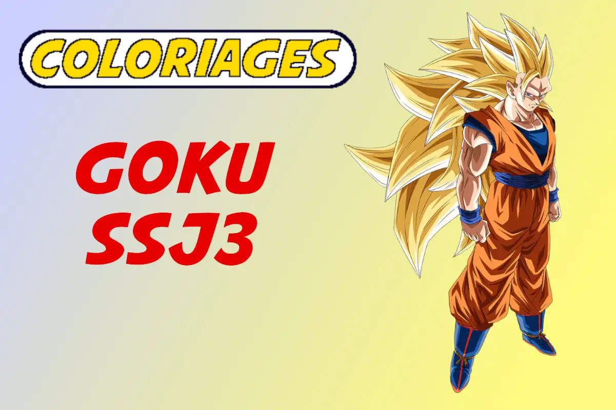coloriage goku ssj3