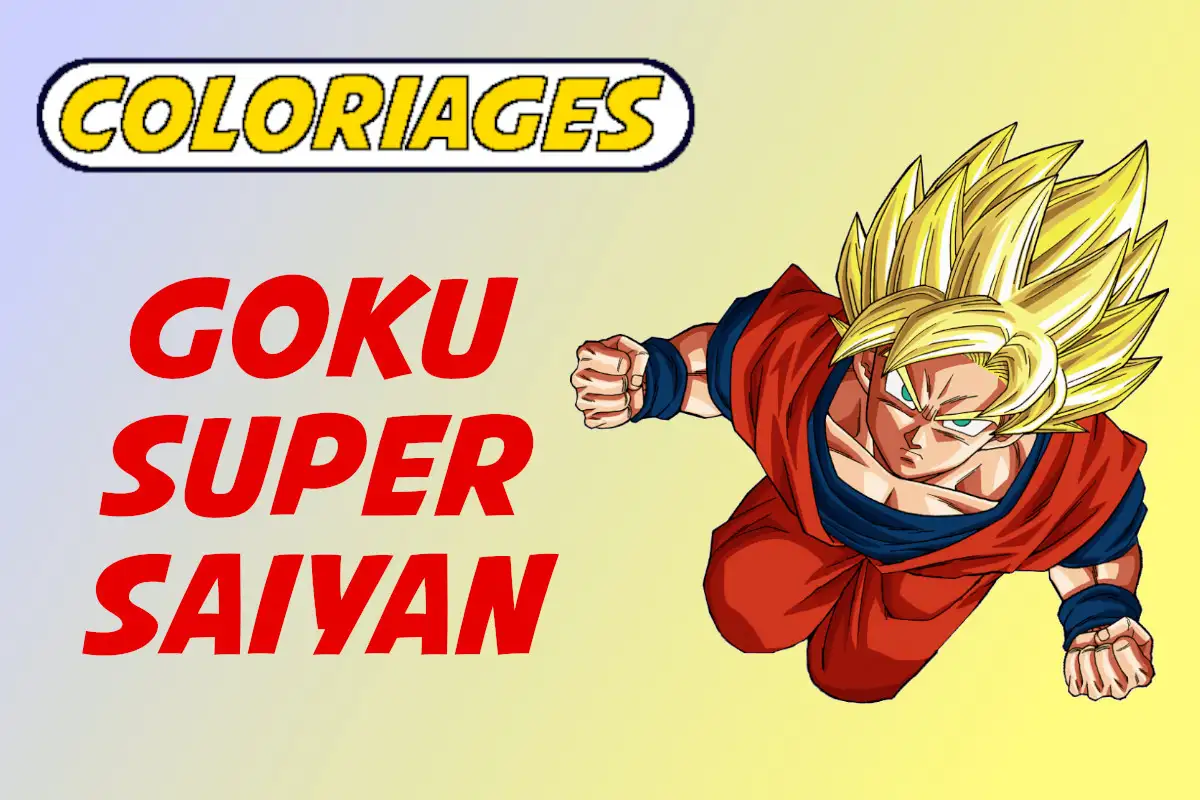 coloriage goku super saiyan