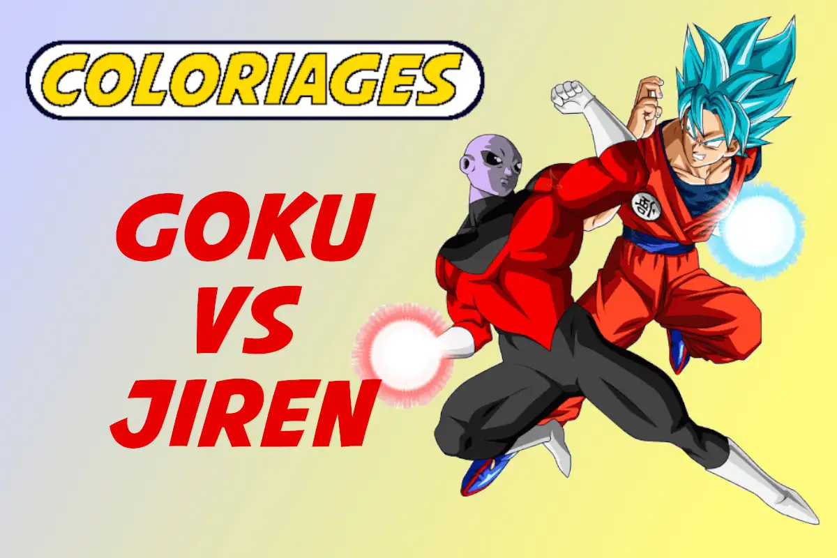 coloriage goku vs jiren